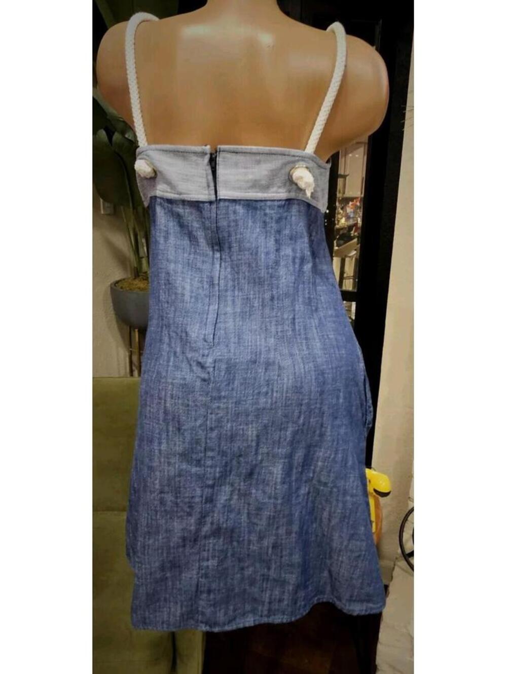 Anthropologie Amadi Denim Dress, Sz S MSRP$148 - Picture 3 of 7